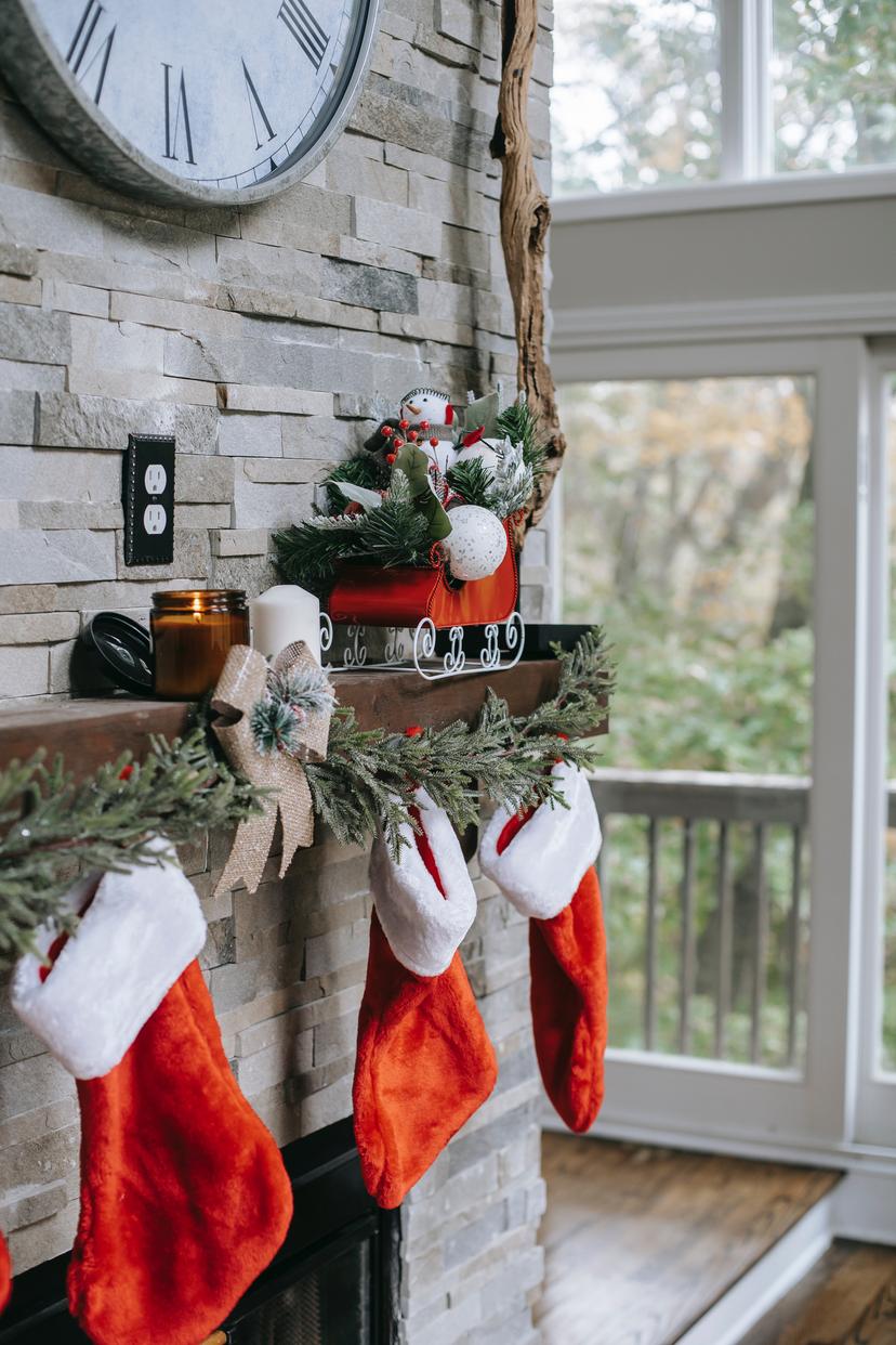 Accrochez-vous vos bas de Noël sur le bord de la cheminée ?