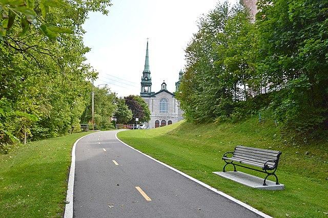 Piste cyclable à Shawinigan