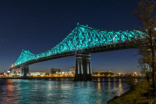 Jacques Cartier bridge in Montreal