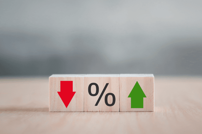 Taux d'intérêt à la baisse et à la hausse