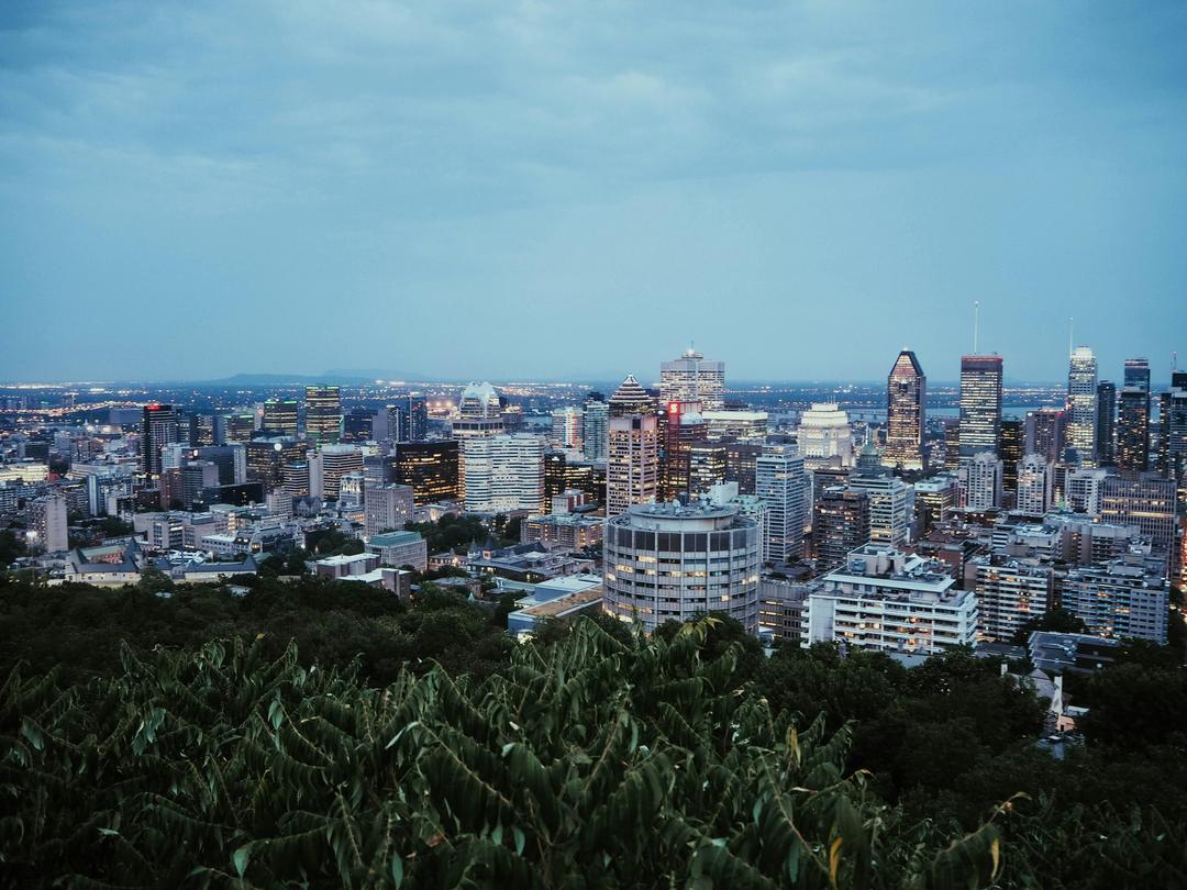 Une vue d'ensemble sur la ville de Montréal