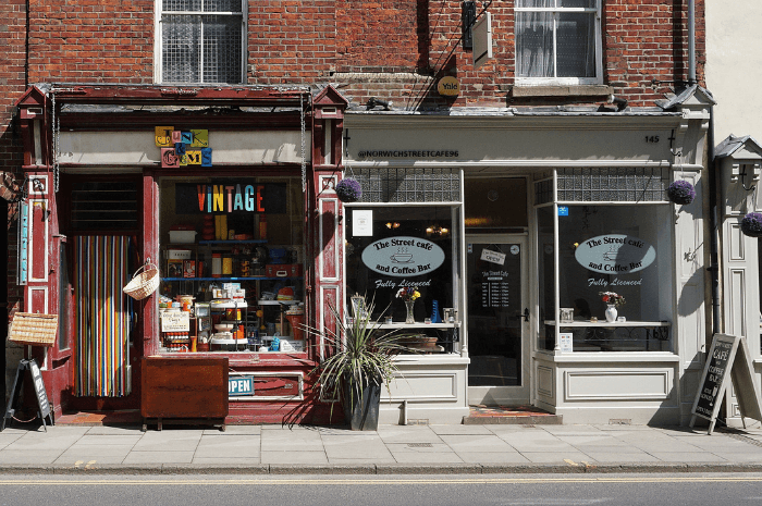 Façades de boutiques