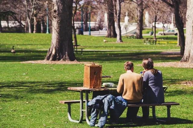 People in a park