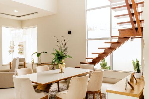 Dinner room of a condo