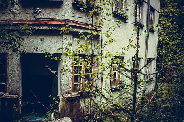 Une maison abandonnée au Québec