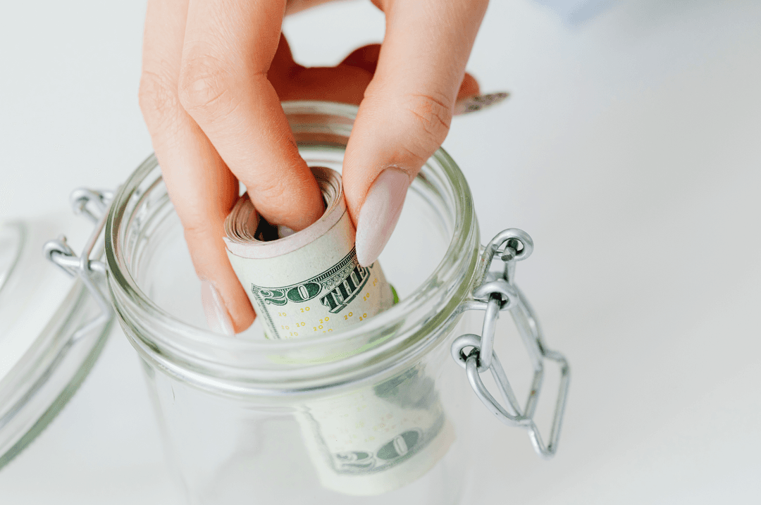 woman with money