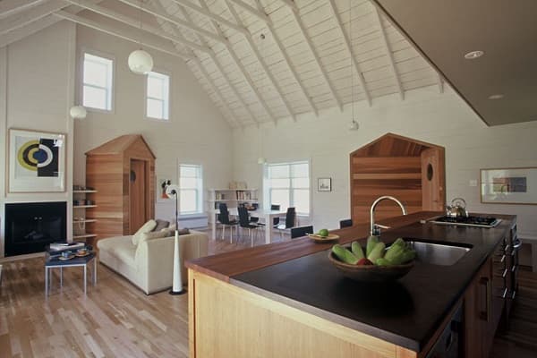 Géométrie bleue intérieur