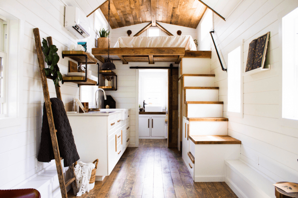 Tiny home style rustique 01