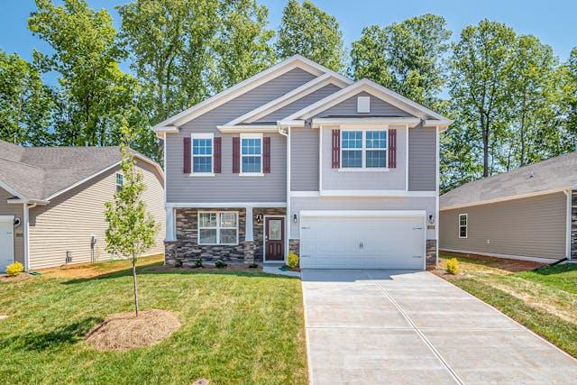 Maison unifamiliale grise