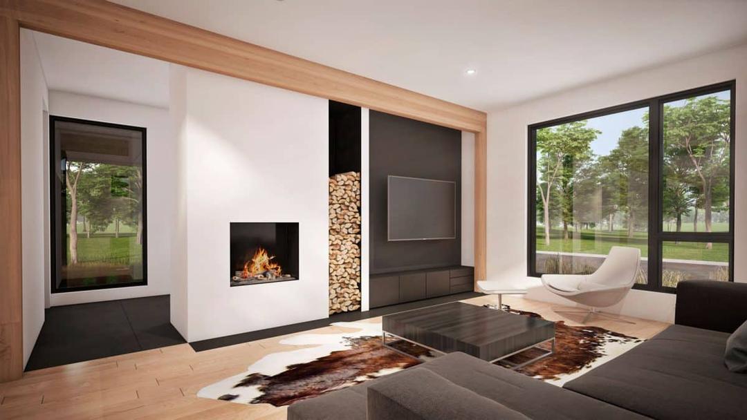 acheter une maison scandinave : résidence Oslo salon_10 jolies maisons scandinaves à découvrir_XpertSource