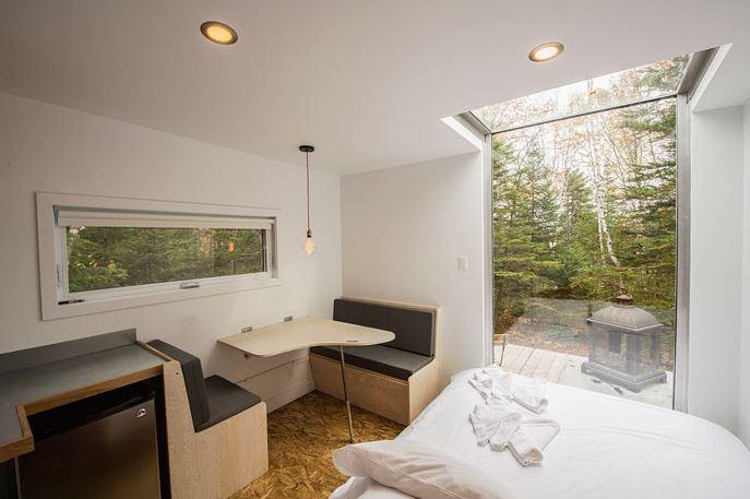 Mini chalet nature Maikan vue extérieure