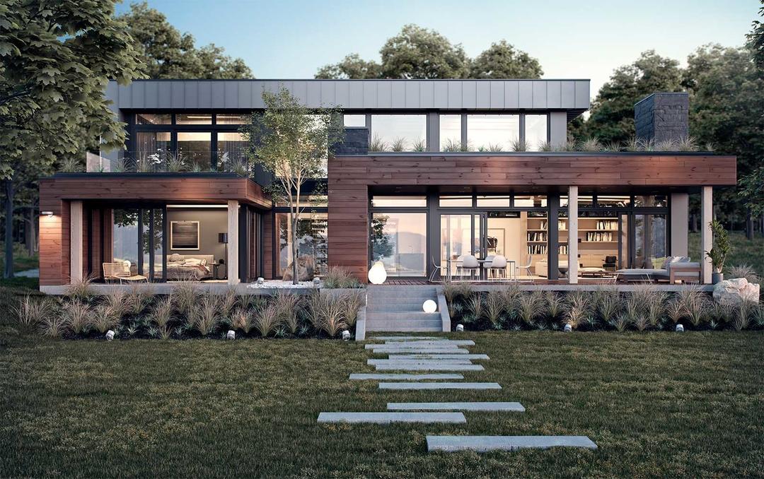 Maison contemporaine extérieur