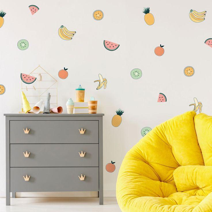 Autocollants de fruits pour chambre de bébé