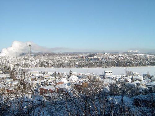 Shawinigan in winter