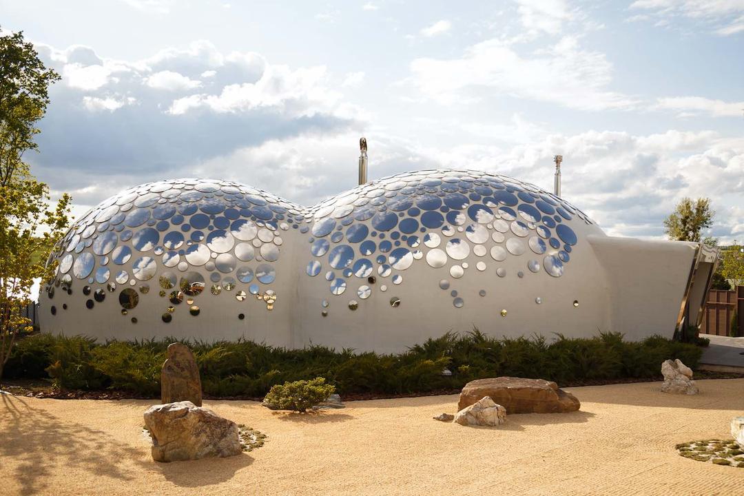 Extérieur de la maison Baan Bubble