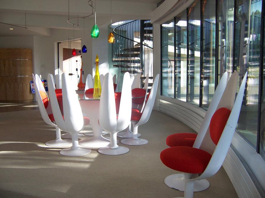 Intérieur de la Scultured house