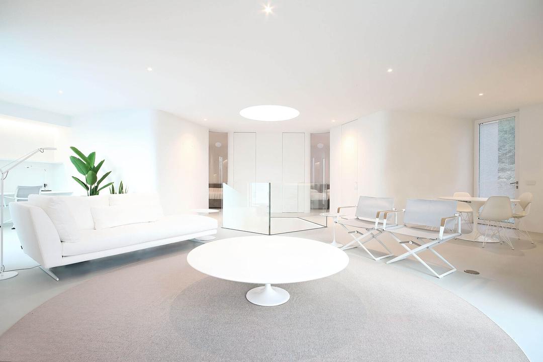 Maison Pinwheel vue de l'intérieur