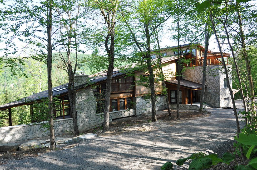 Résidence du lac Manitou façade avant