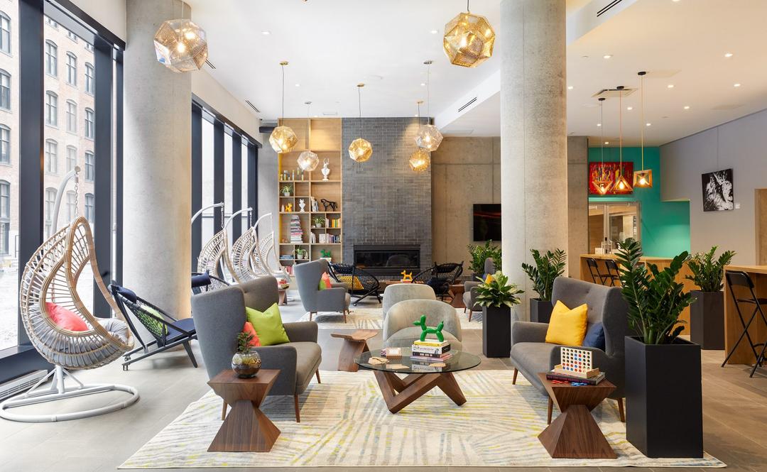 Condo appartement à louer BriX salle de détente