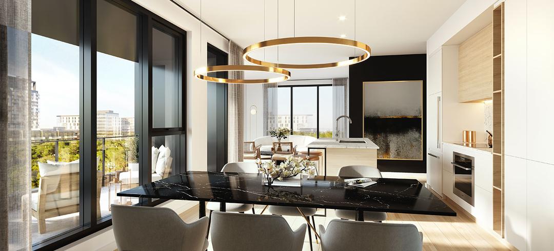 Condo de luxe Oria cuisine