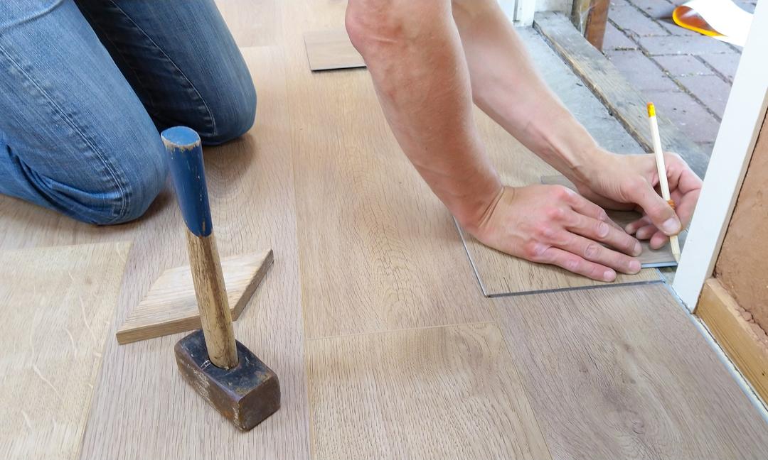 A man doing some renovations