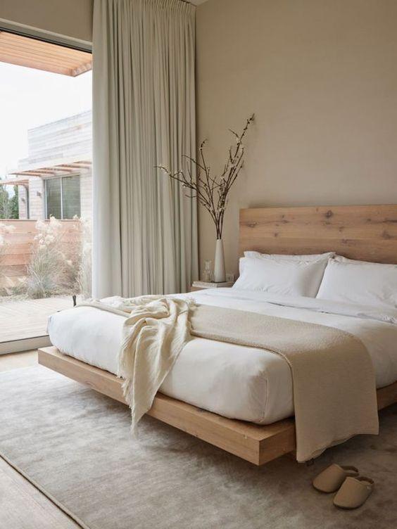 Chambre au décor scandinave