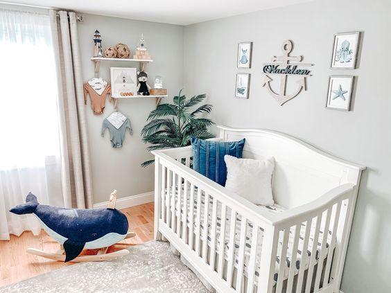 Chambre de bébé inspirée des maritimes