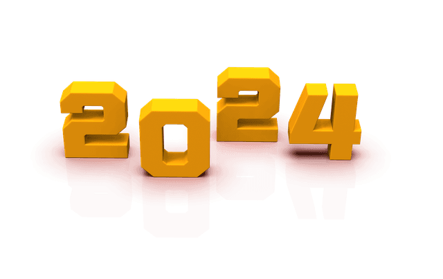 Des chiffres représentant 2024, année lors de laquelle nous effectuons nos prévisions pour le secteur immobilier