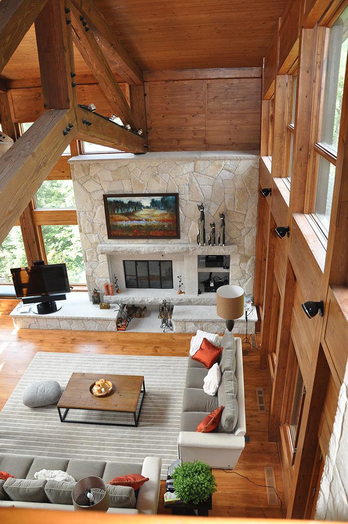 Résidence du lac Manitou salon