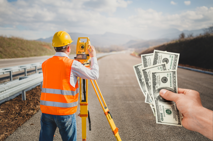 How much does it cost to hire a land surveyor?