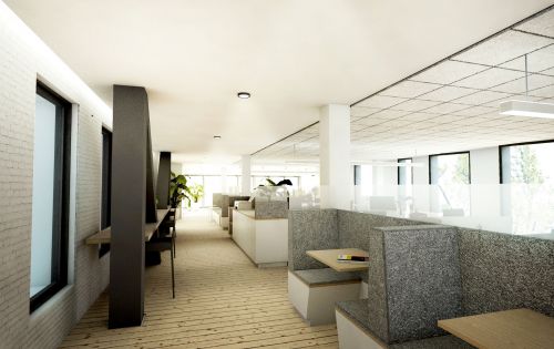 Bureaux naturels stations de travail individuelles espace à bureaux original