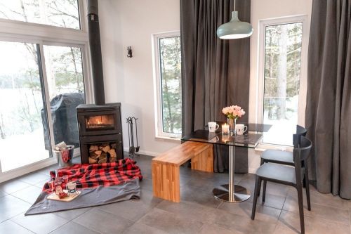 Huard mini cottage fireplace