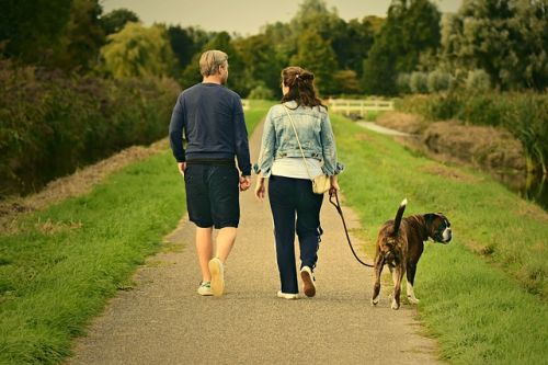 People walking