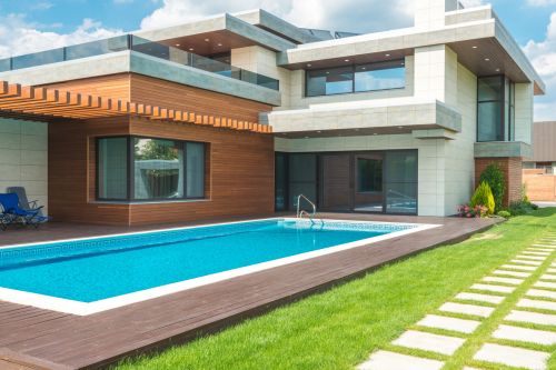 Belle villa contemporaine avec piscine creusée