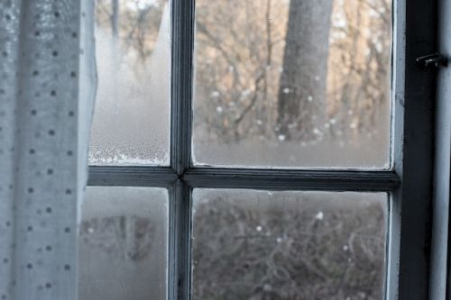 Fenêtre givrée