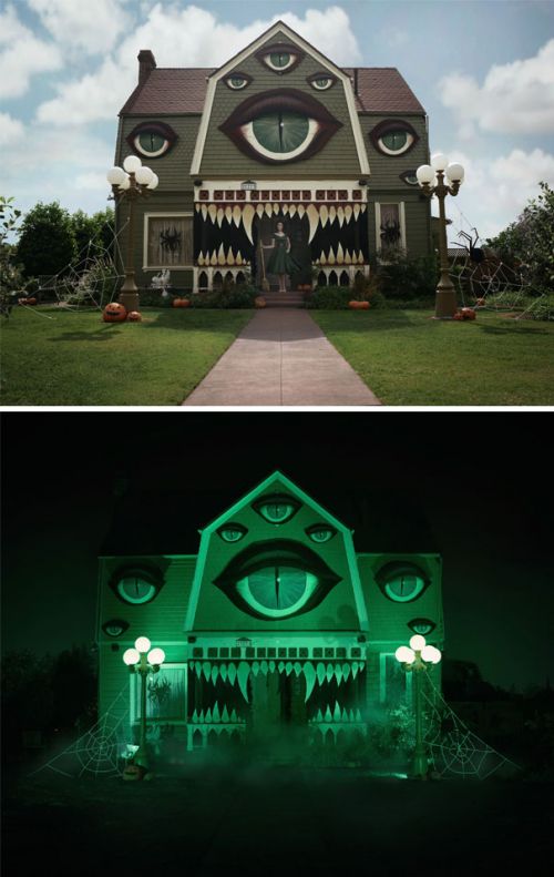 Décorer sa maison pour l'Halloween : une spectaculaire maison monstre
