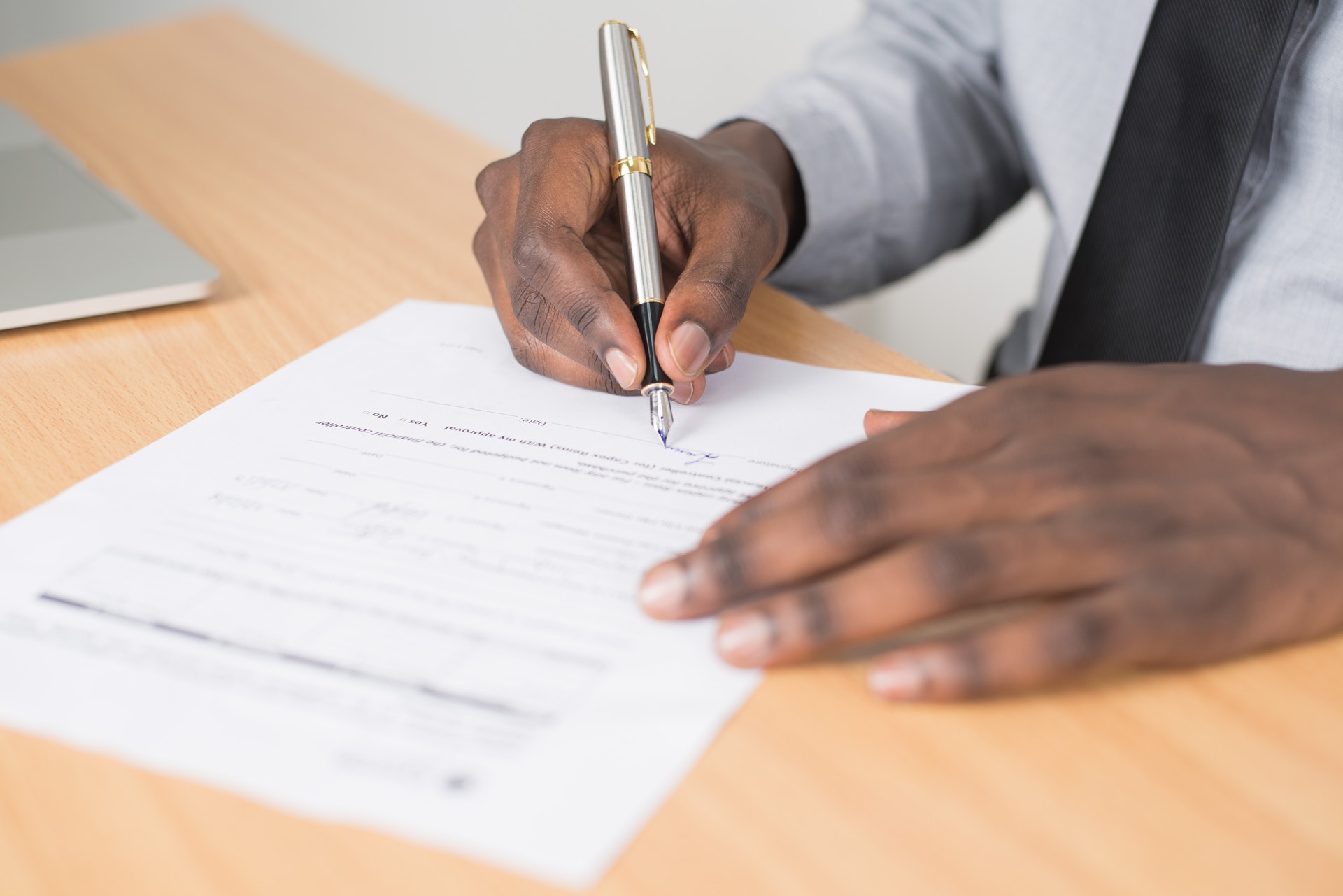 Signature d'un document