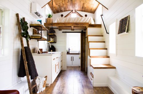 Tiny home style rustique 01